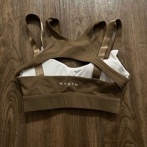 NVGTN Brown Sports Bra